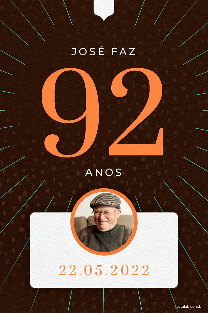 modelo convite 90 anos para imprimir