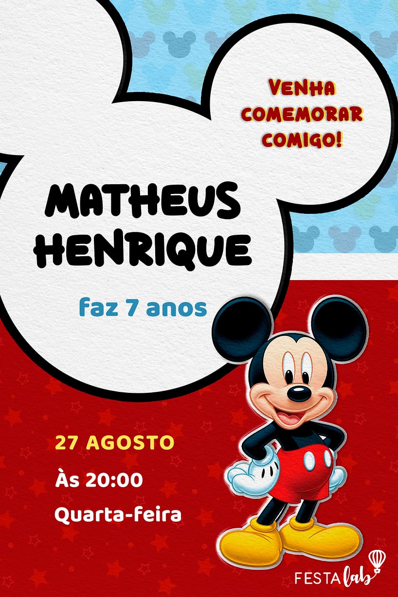 erros comuns ao criar convite Bento e Totó