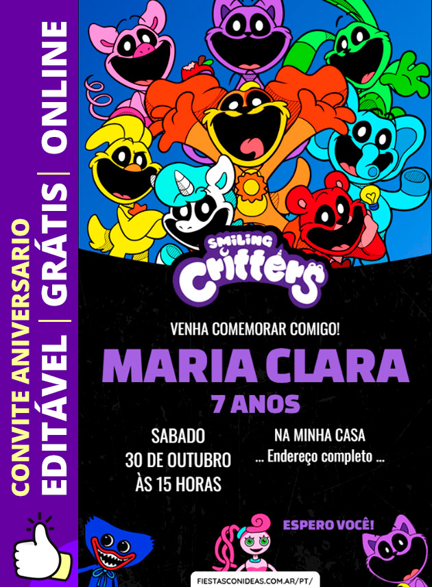 criar convite de aniversário infantil online grátis