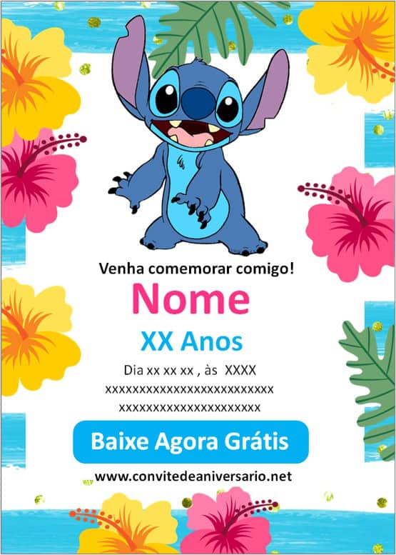 criar convite de aniversário infantil online grátis