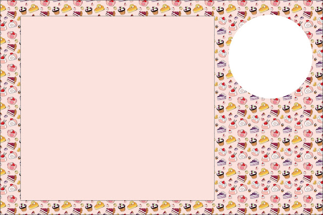 template convite mundo doce para editar
