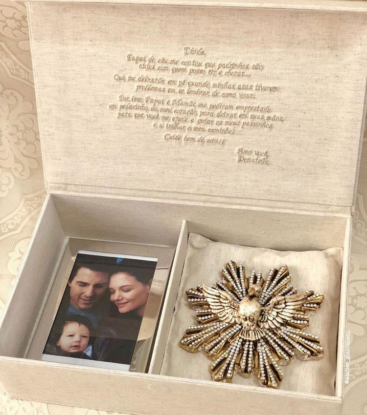 convite padrinhos batismo personalizado com foto