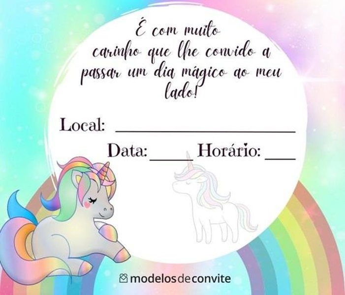 ideias de convite de aniversário
