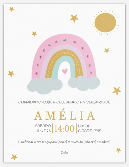 convite de aniversário criativo