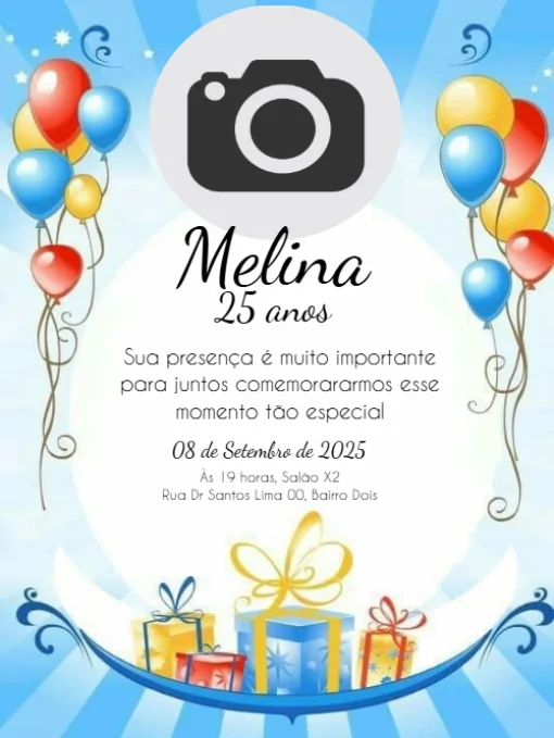 criar convite de aniversário online grátis