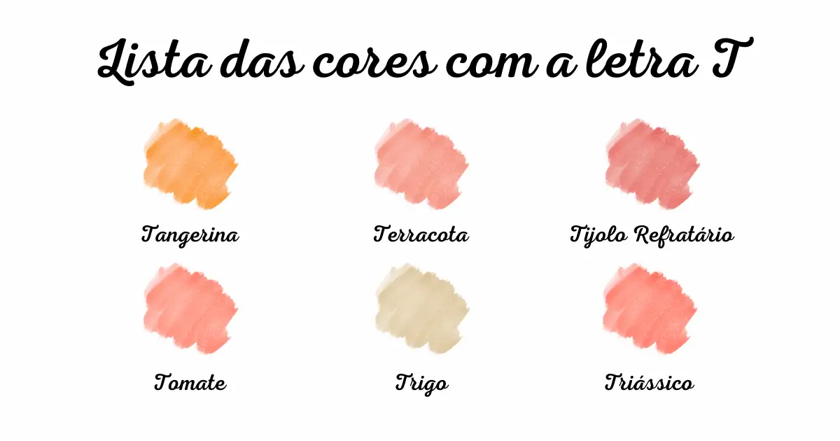 cores com t para adedonha
