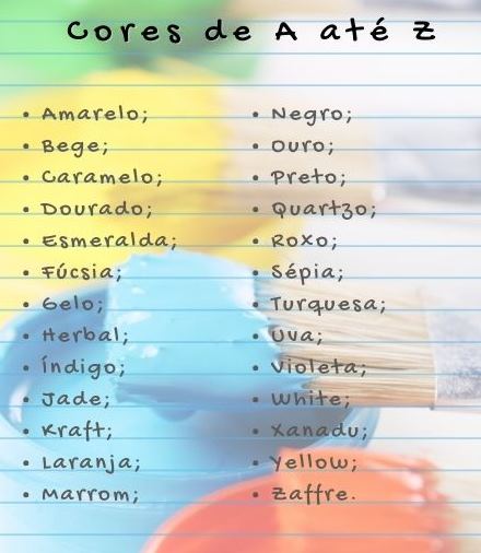 cores escuras com t