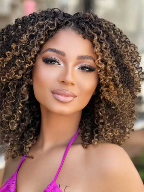 cor de cabelo cacheado