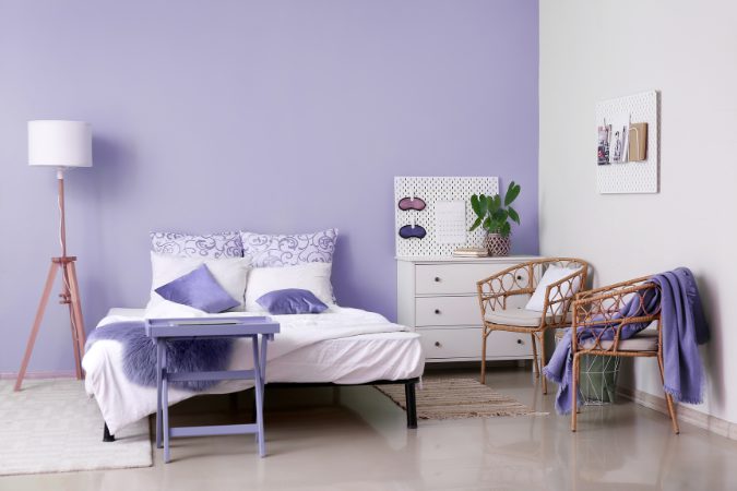 lilás e roxo
