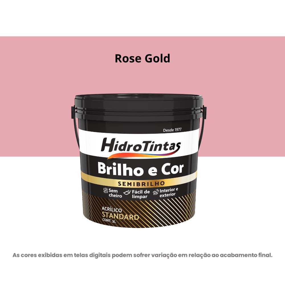 Tinta Rose Gold para parede