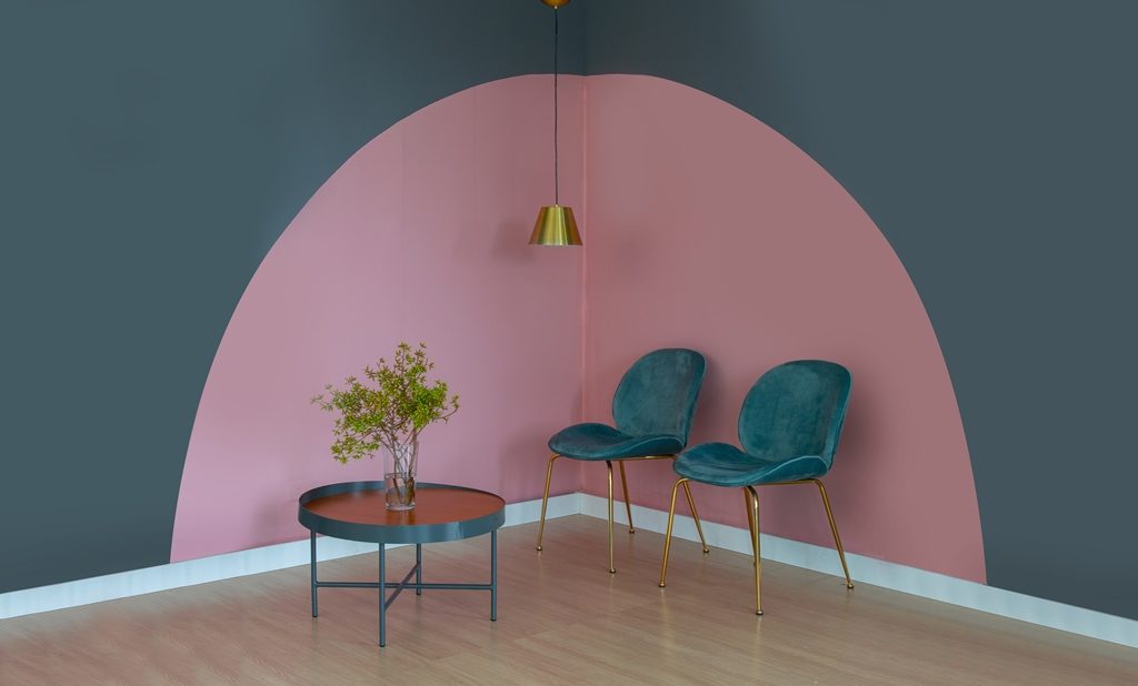 Rose Gold em objetos decorativos