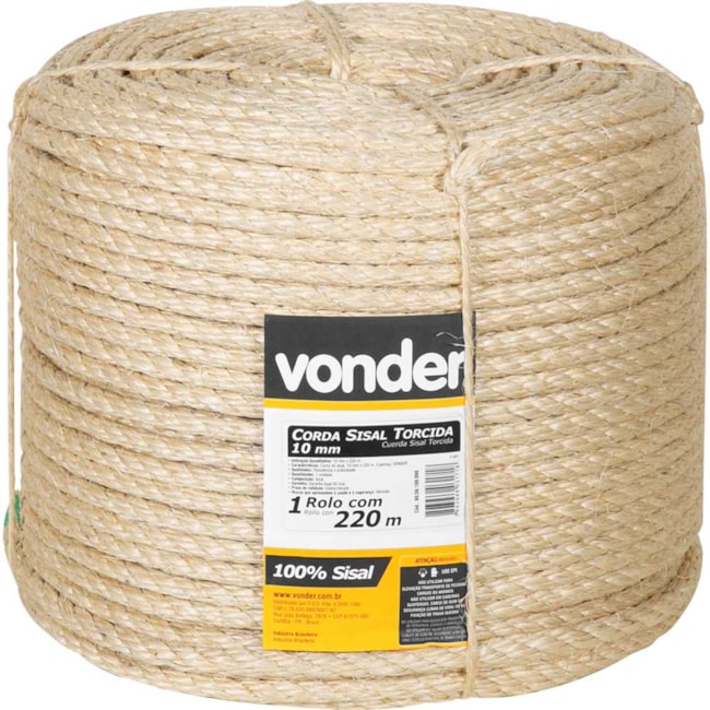 corda de sisal para decoração