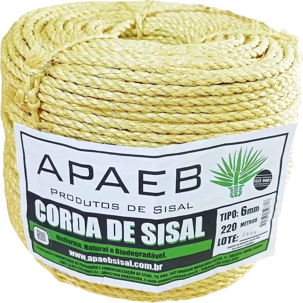 corda de sisal 12mm