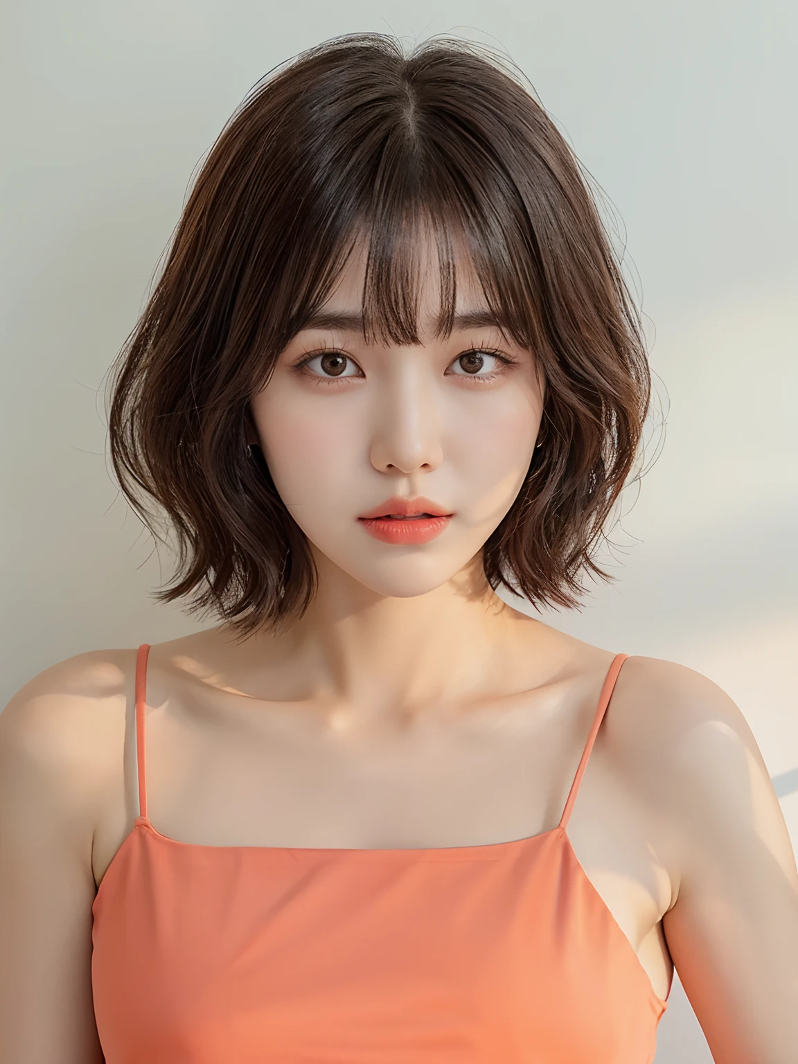 coreanas de cabelo curto