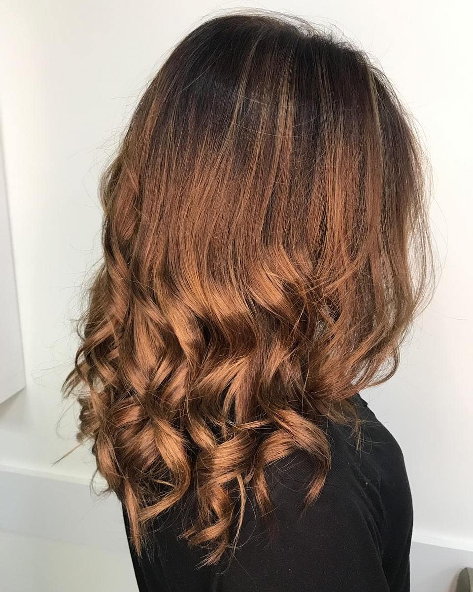 cores de cabelo chocolate