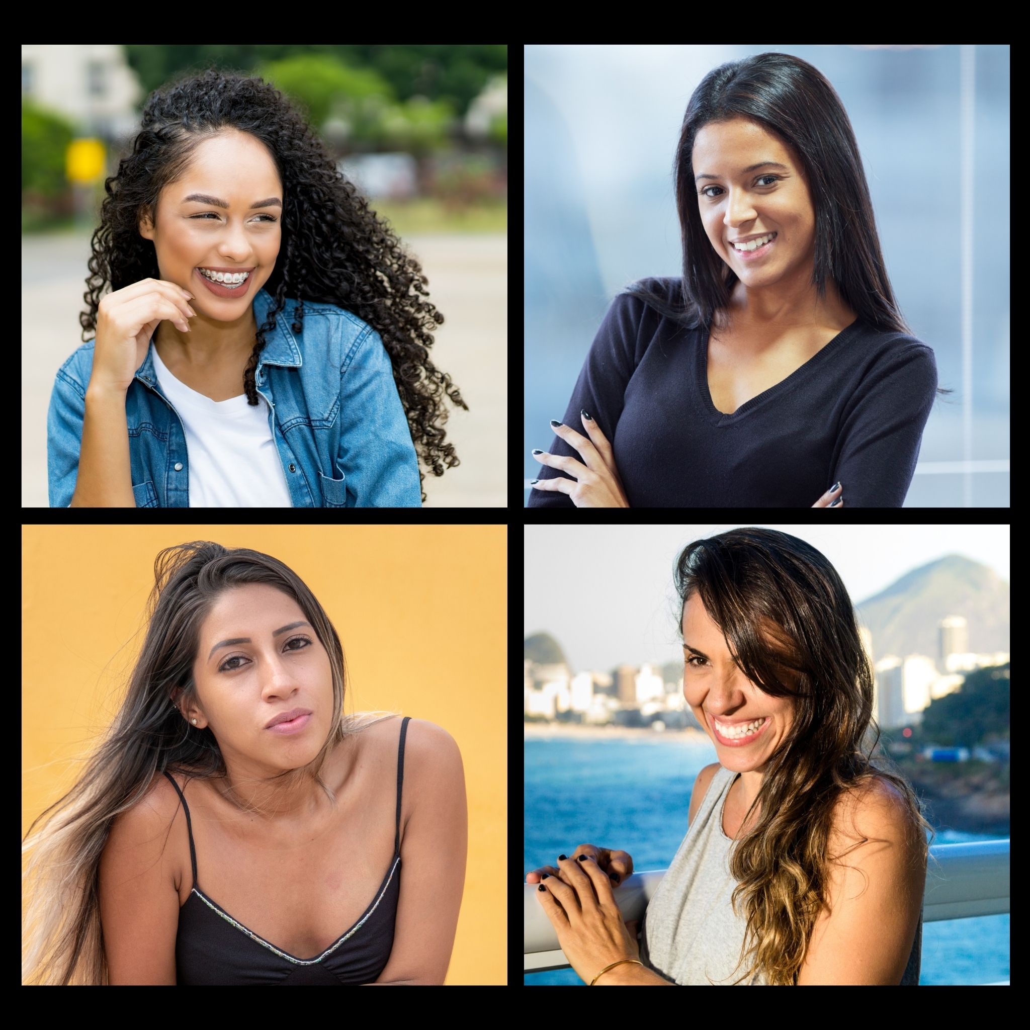 cores de cabelo para pessoas morenas