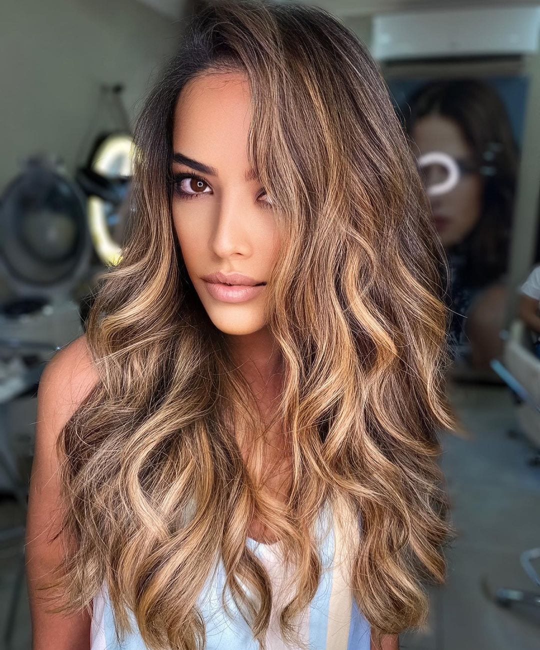 cores de cabelo para pessoas morenas