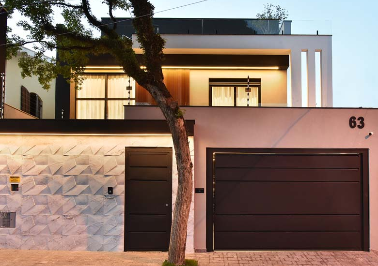 paletas de cores para fachadas e interiores