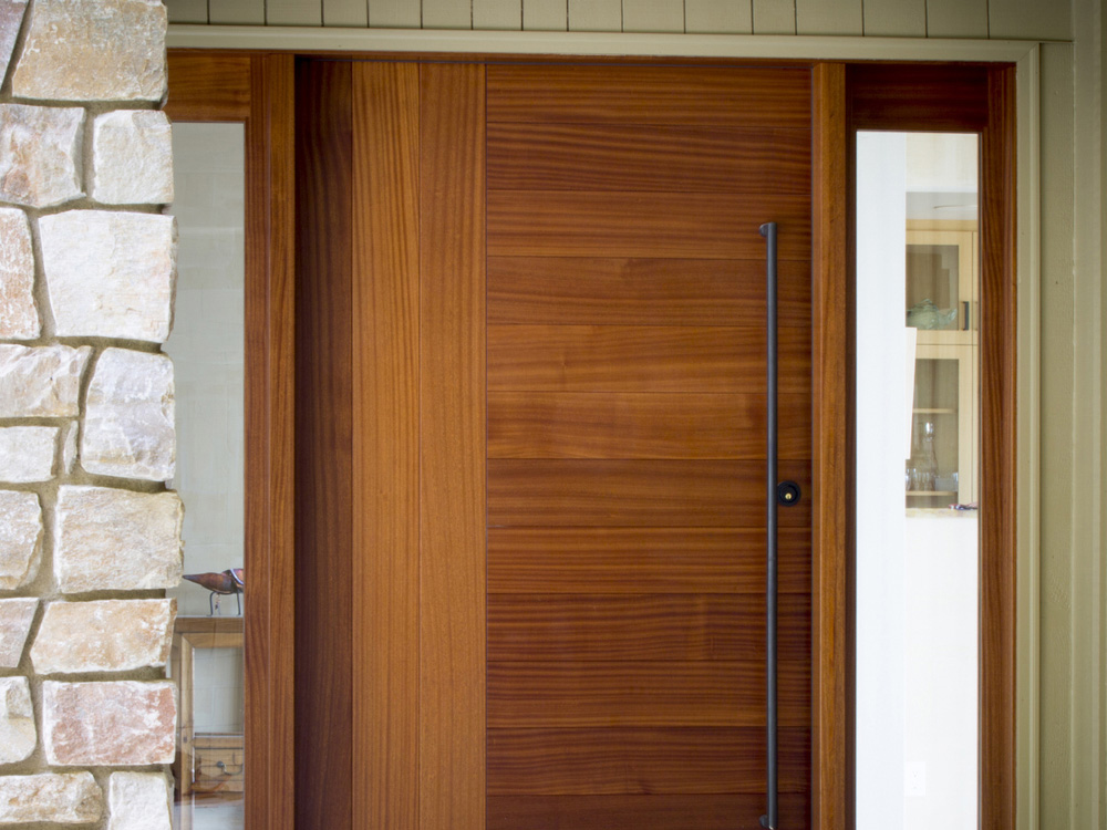 cores de portas de madeira