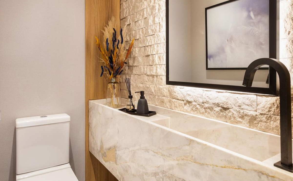 cores neutras para banheiro pequeno