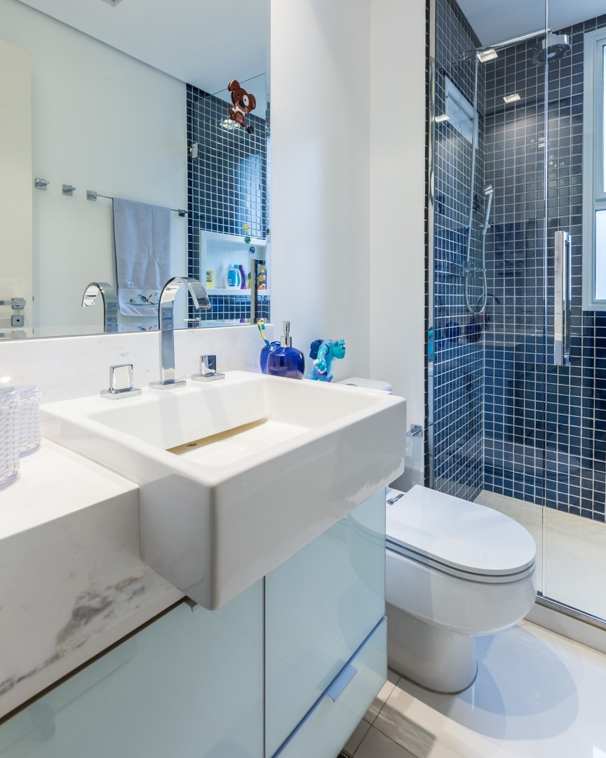 cores neutras para banheiro pequeno