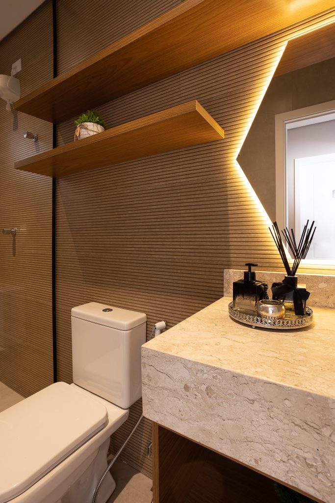 iluminacao ideal cores banheiro pequeno