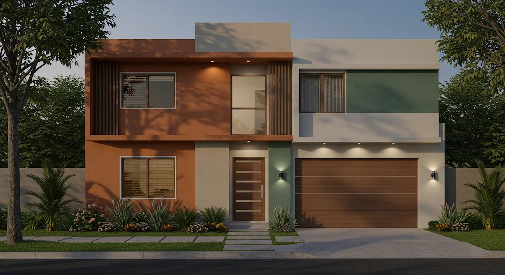 Guia completo: Como escolher a cor ideal para sua fachada em 2025