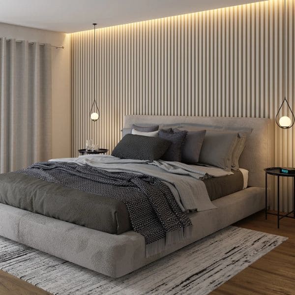 melhores cores para quarto de casal moderno e relaxante