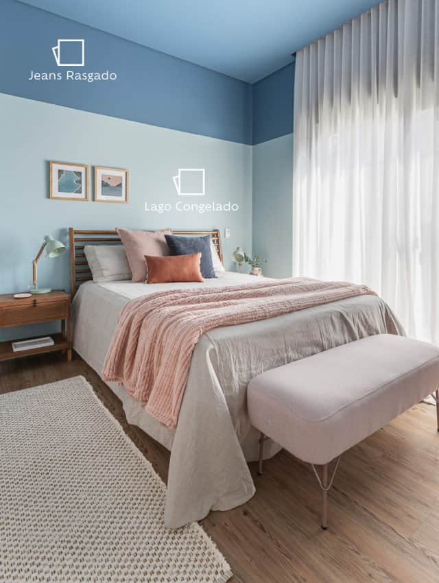 erros ao escolher cores para quarto de casal pequeno