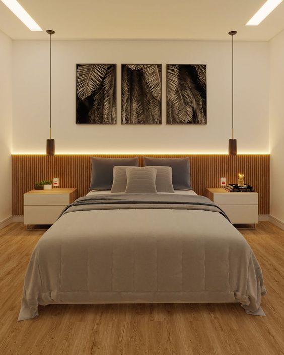 melhores cores para quarto de casal moderno e relaxante