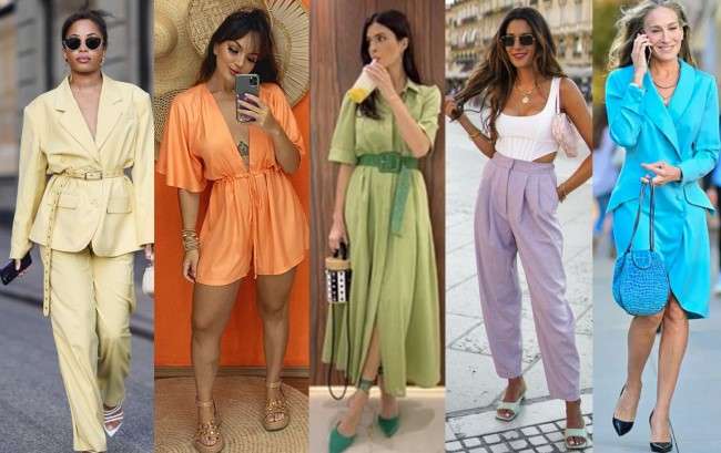 Acessórios que complementam as tendências de cores do verão 2026