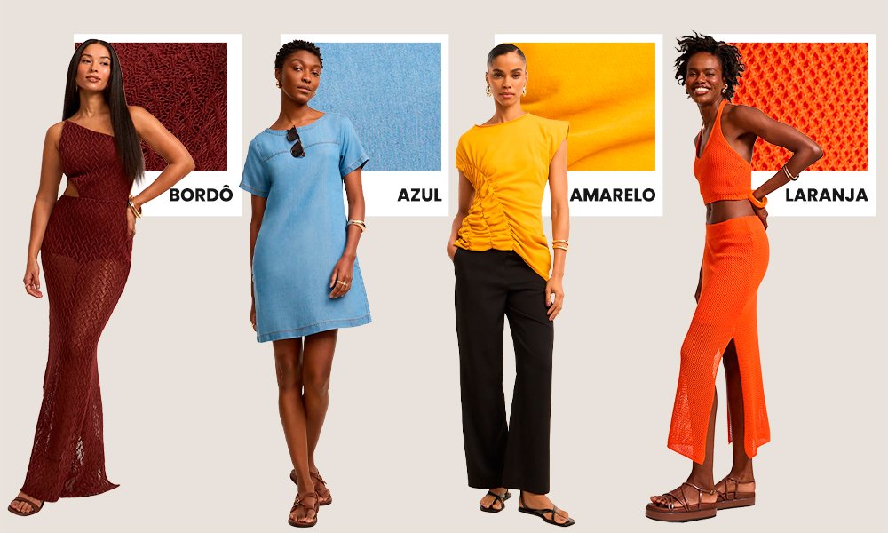 O significado das cores vibrantes no verão 2026