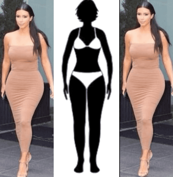 corpo triangulo invertido