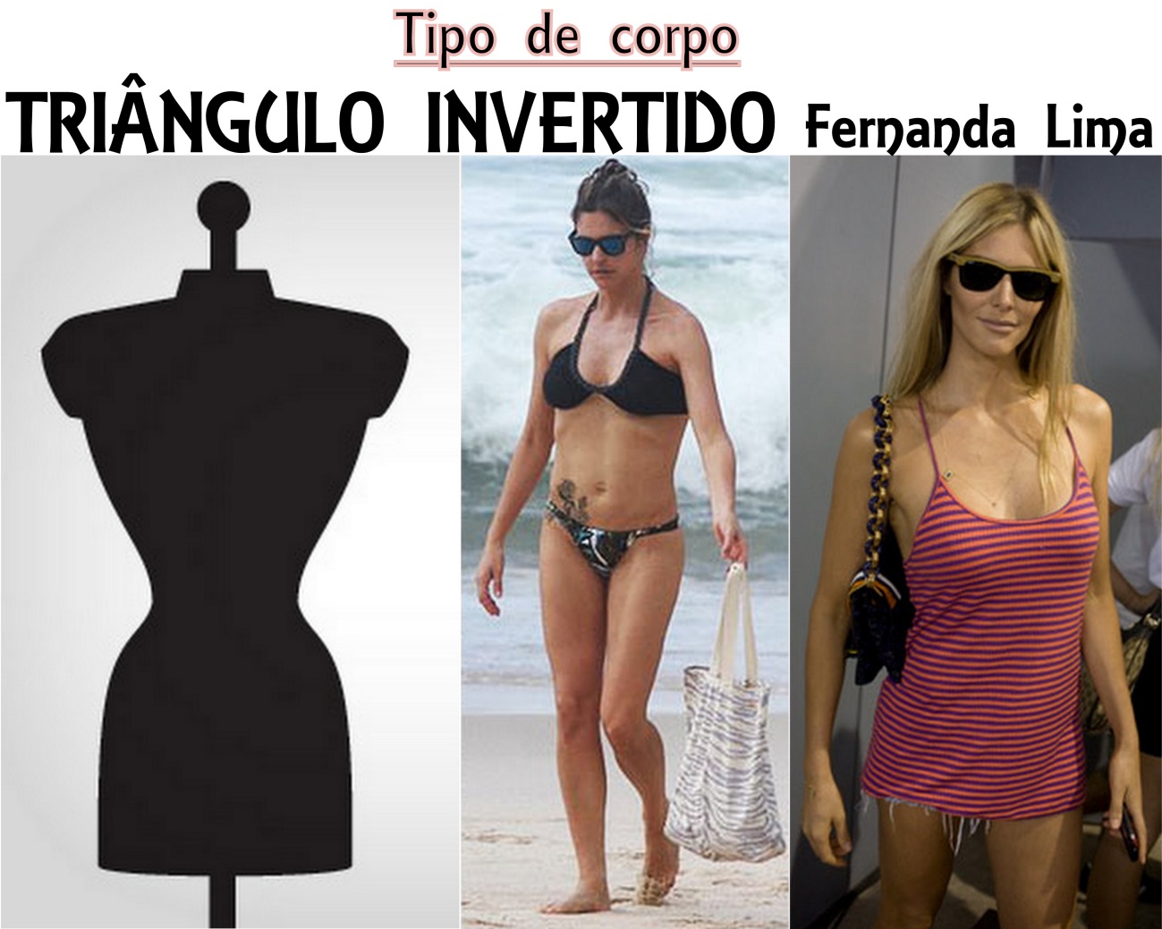 corpo triangulo invertido