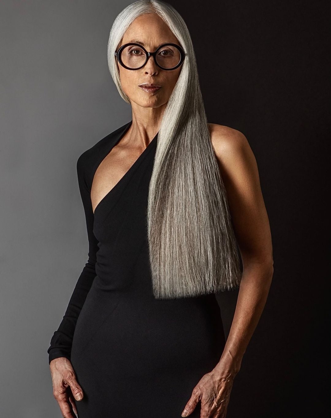 corte borboleta ou shag moderno para cabelo longo 50+