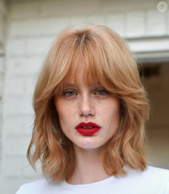 inspiração corte long bob para rosto redondo