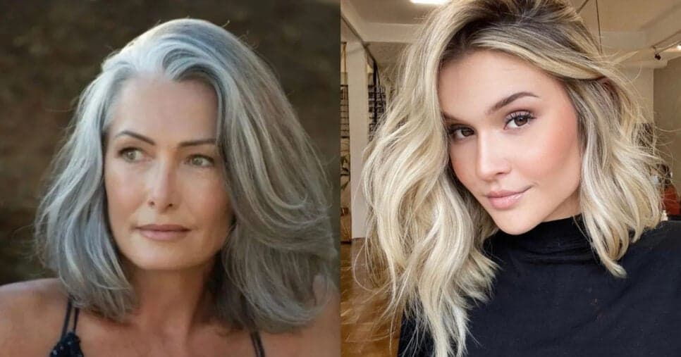 inspiração corte long bob para rosto redondo