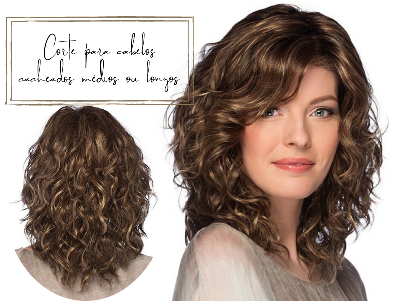 long bob com franja para cabelo ondulado