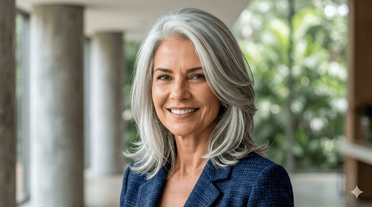 corte de cabelo grisalho masculino