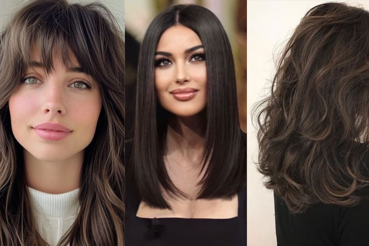 corte de cabelo médio feminino