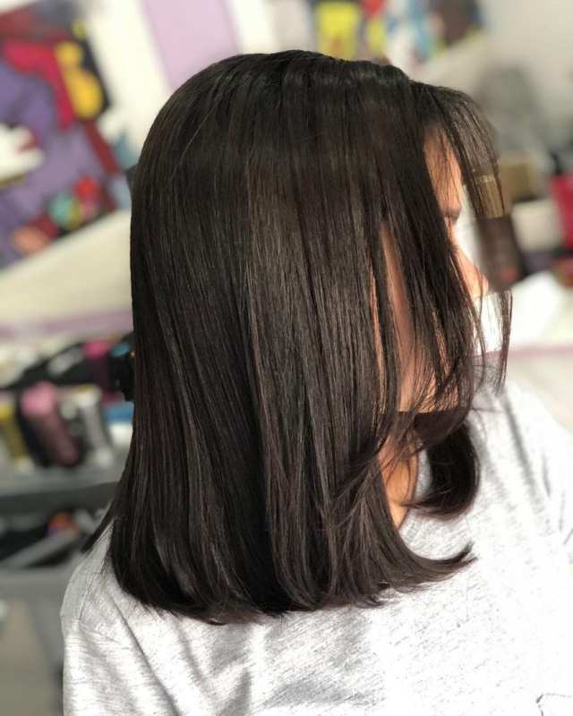Como escolher o Long Bob ideal para seu tipo de rosto liso