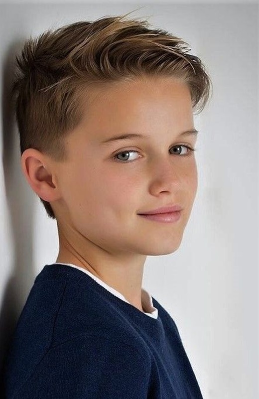 corte de cabelo degradê em v para meninos