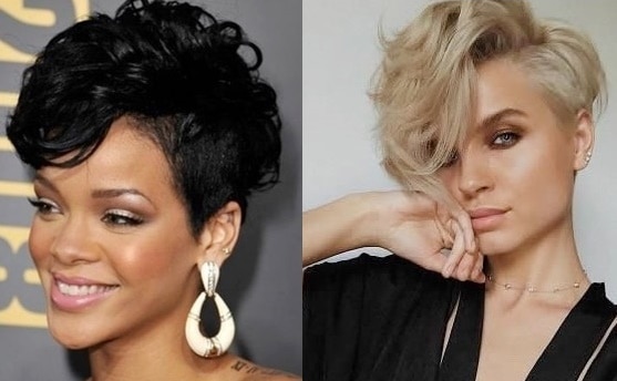 Inspirações de Undercut Feminino com desenhos na nuca