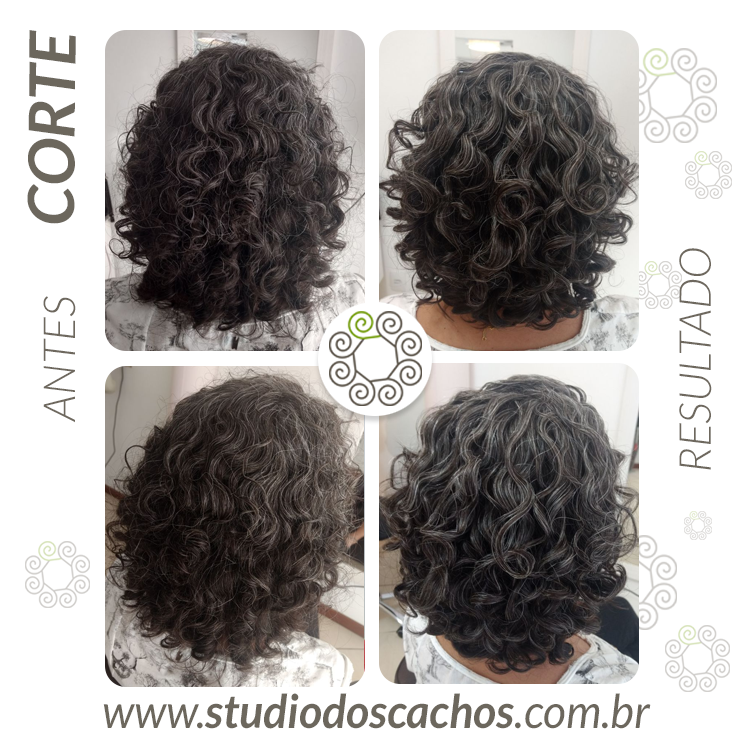 corte de cabelo ondulado no ombro