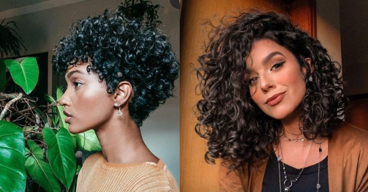 corte de cabelo ondulado no ombro