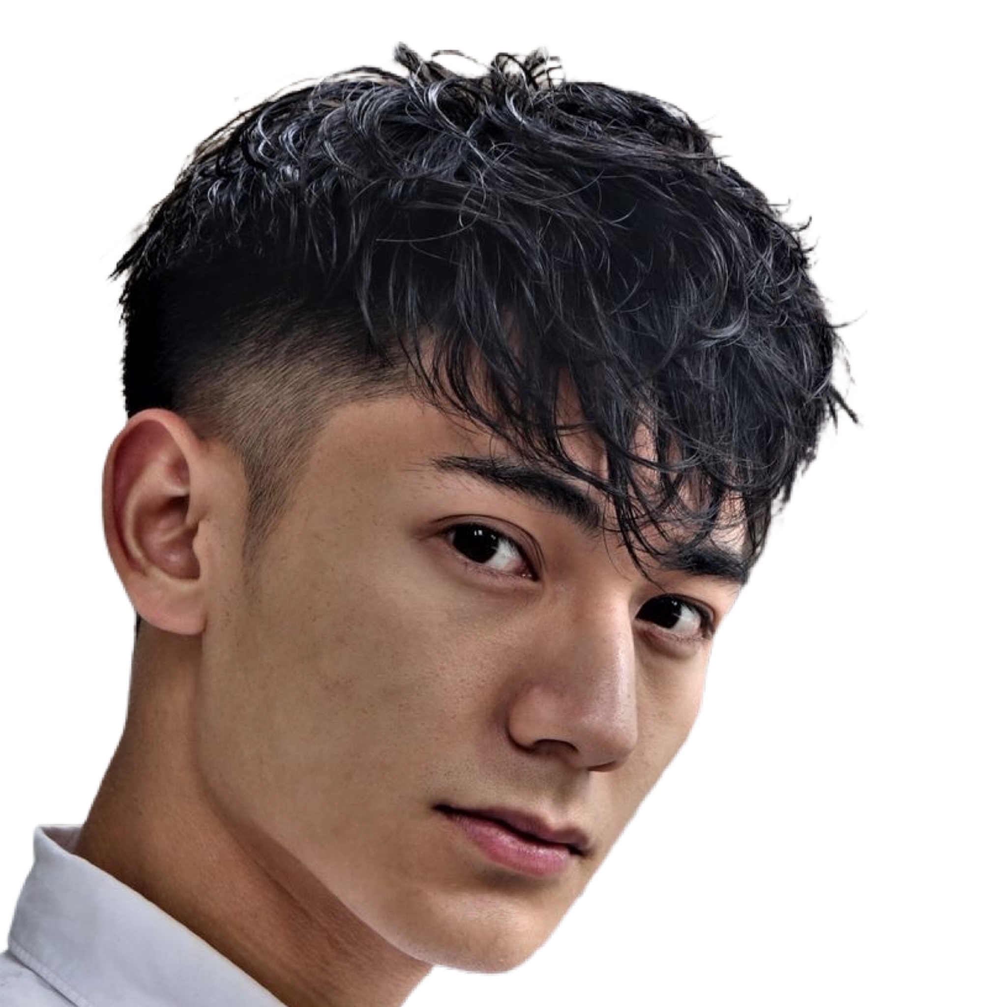 corte de cabelo oriental masculino