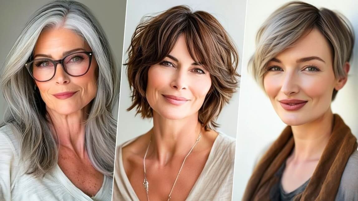 melhores cortes de cabelo para mulheres 50 anos inspiração