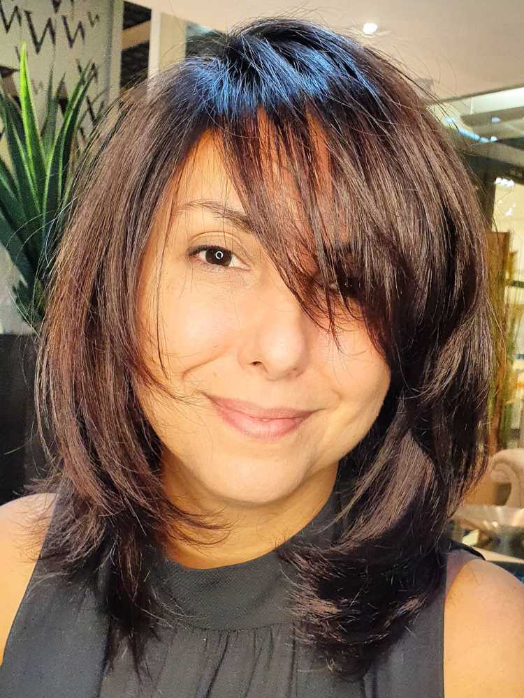 corte de cabelo para rosto gordo