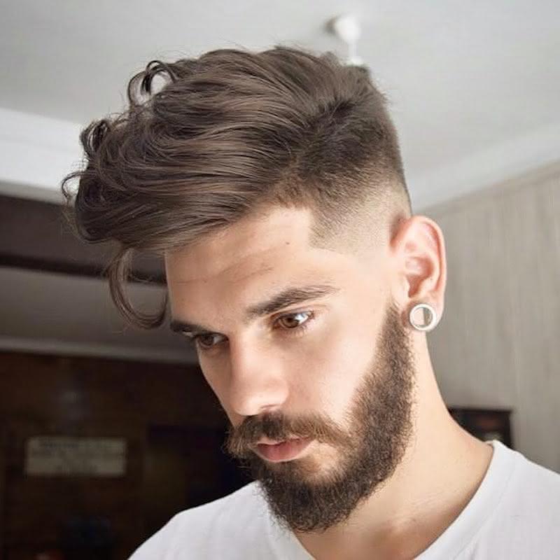 Pompadour e Slick Back: Elegância para Homens com Rosto Quadrado
