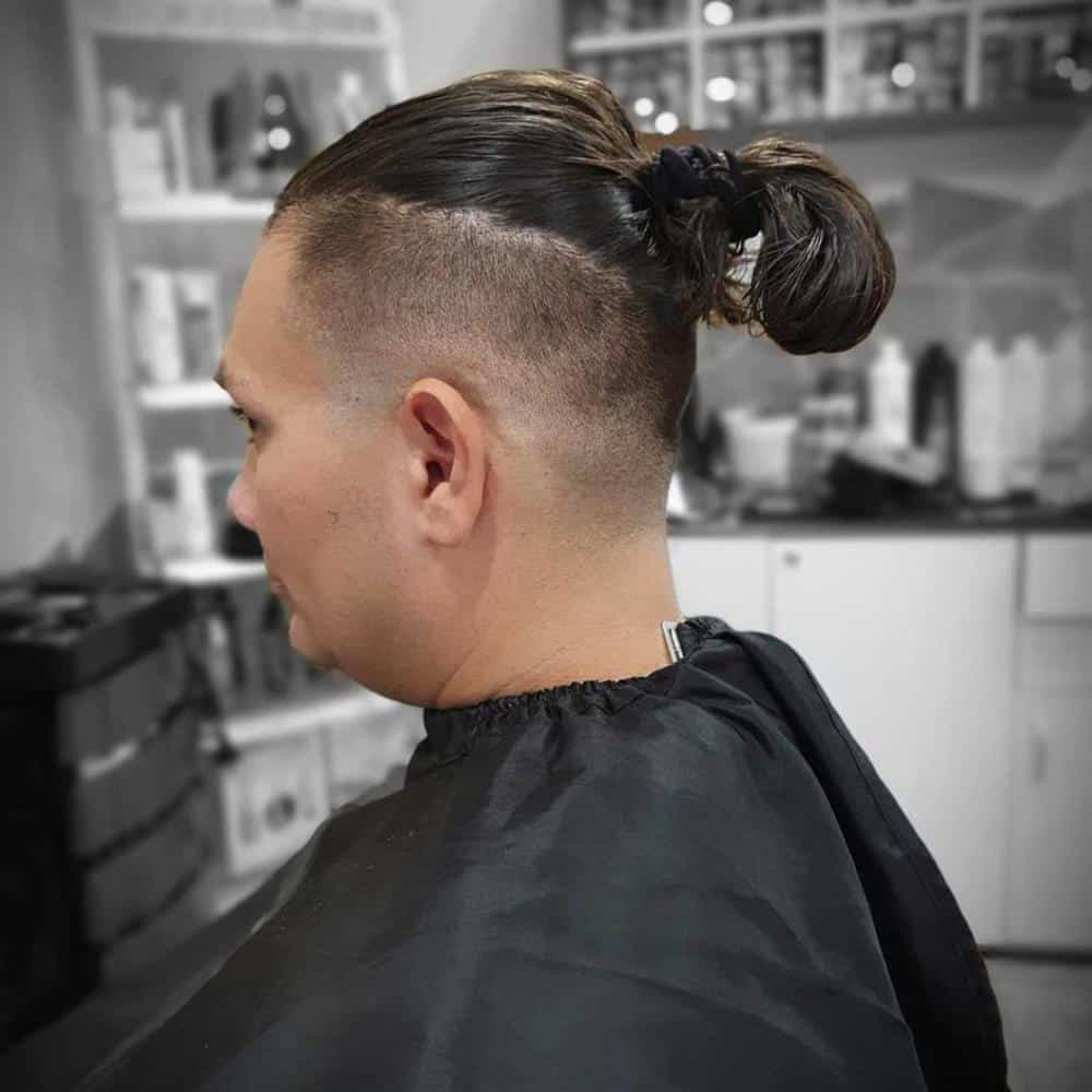 corte de cabelo samurai